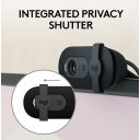 Logitech BRIO 90 - 1080P Full HD Webcam, RightLight 2, Integrated Privacy Cover, Omnidirectional Microphone, USB-A Plug-and-Play
