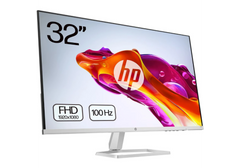 2024 HP 532sf Series 5 32 inch FHD Monitor, FHD Display (1920 x 1080), x2 HDMI Ports, IPS panel, 99% sRGB, 1000:1 contrast ratio, 300 nits, Eye Ease with Eyesafe certification - Silver & Black