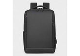 Business Backpack stylish & functional multiple compartments With Durable Materials Up to 15.6" Laptop Fits - Black