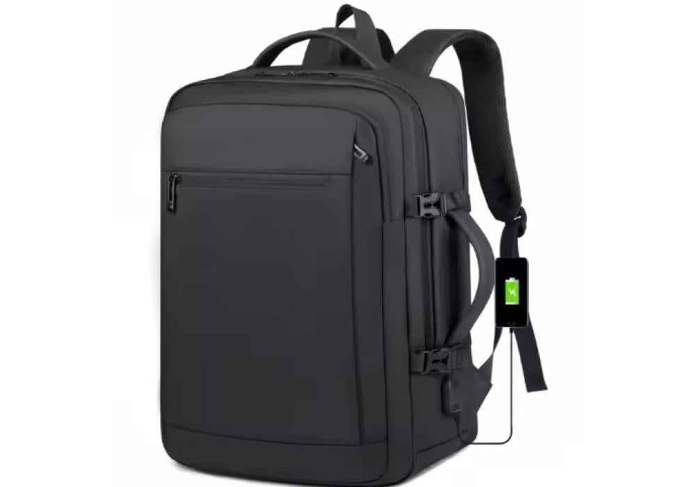 Business Backpack stylish & functional multiple compartments With Durable Materials Up to 17.3" Laptop Fits - Black