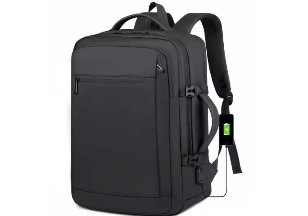 Business Backpack stylish & functional multiple compartments With Durable Materials Up to 17.3" Laptop Fits - Black Business Backpack stylish & functional multiple compartments With Durable Materials Up to 17.3" Laptop Fits - Black