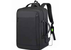 Business Backpack stylish & functional multiple compartments With Durable Materials Up to 17.3" Laptop Fits - Black