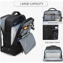 Medium Travel Backpack, Carry On Backpack, Flight Approved Fit Up to 17.3" Laptop - Black