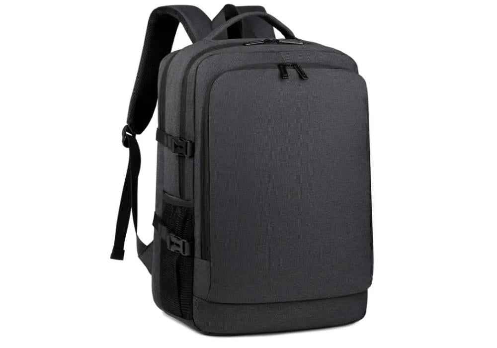 Business Backpack Stylish & Functional Multiple Compartments With Durable Materials Up to 17.3" Laptop Fits - Black