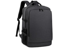 Business Backpack Stylish & Functional Multiple Compartments With Durable Materials Up to 17.3" Laptop Fits - Black