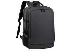 Business Backpack Stylish & Functional Multiple Compartments With Durable Materials Up to 17.3" Laptop Fits - Black
