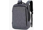 Business Backpack Stylish & Functional Multiple Compartments With Durable Materials Up to 15.6" Laptop Fits - Gray