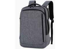 Business Backpack Stylish & Functional Multiple Compartments With Durable Materials Up to 15.6" Laptop Fits - Gray