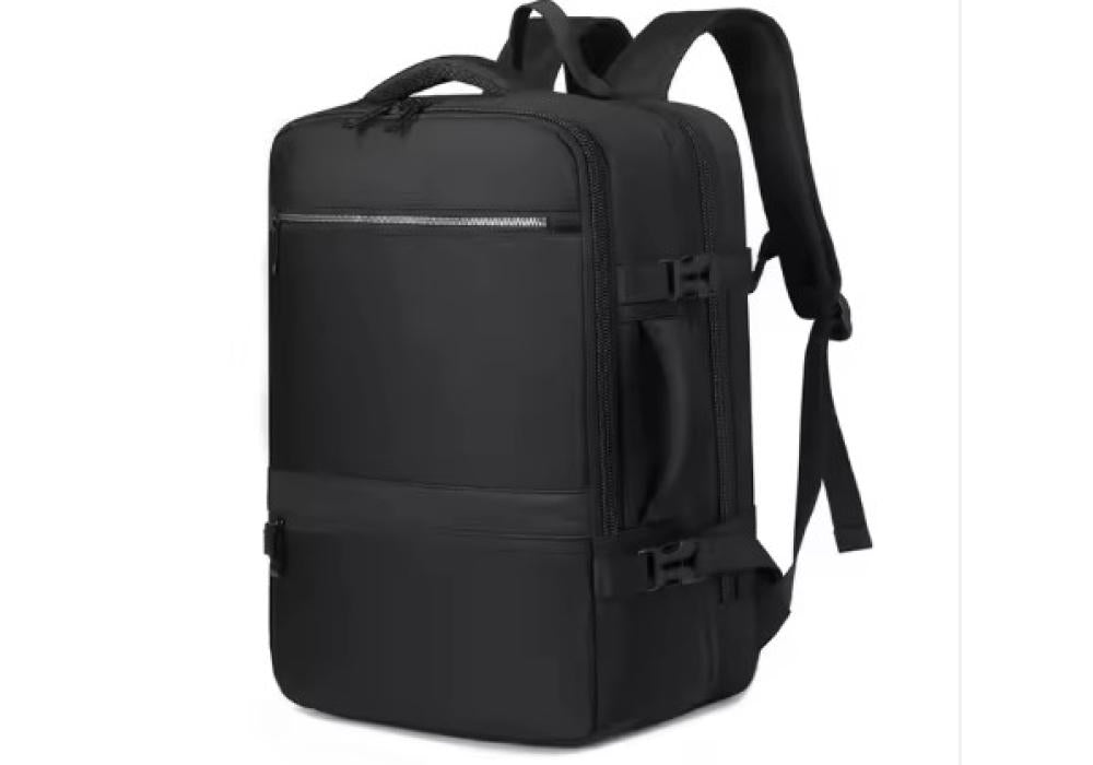 Backpack Large Capacity Expandable Backpack Multifunction USB Charging Business Bag For Laptop Up to 17.6" Luggage Bag - Black Backpack Large Capacity Expandable Backpack Multifunction USB Charging Business Bag For Laptop Up to 17.6" Luggage Bag - Black