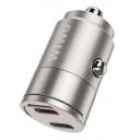 WIWU WI-QC029 Nano Dual C 30W Fast Car Charger Compact & Powerful – Titanium