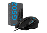 Logitech G502 HERO High Performance Wired Gaming Mouse 25K Sensor, 25,600 DPI, RGB, Adjustable Weights, On-Board Memory PC / Mac
