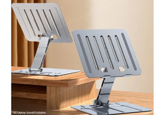 Adjustable Laptop Stand Aluminum Alloy A1 Riser Ergonomic Notebook Holder Home Office PC Tray Rack Foldable & Portable
