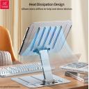 Adjustable Laptop Stand Aluminum Alloy A1 Riser Ergonomic Notebook Holder Home Office PC Tray Rack Foldable & Portable