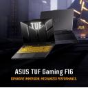 ASUS TUF Gaming F16 Gaming Laptop, Intel Core 7 240H, NVIDIA GeForce RTX 4050 6GB, 16GB DDR5, 512GB PCIe 4.0 SSD, 16" FHD+ 144Hz, Wi‑Fi 6, Thunderbolt 4, 56Wh Battery - Mecha Gray