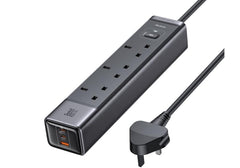 Mcdodo Surge Protection Power Strip with 6 Outputs Including 2 USB-C Ports,1 USB-A Port,& 3 AC Outlets USB-C port supports Max.30W fast charging for laptops, phones - 18 Months Warranty