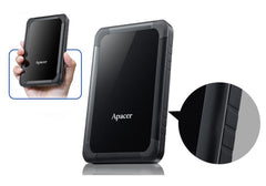 APACER AC532 2TB USB3.2 SuperSpeed, Shockproof & Anti Vibration Protection Portable Hard Drive - 2 Years Warranty