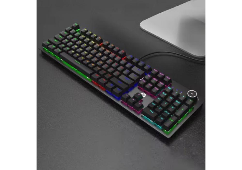 HP K10G Mechanical Keyboard Color Gaming Keyboard 104 Keys Full Size Backlit Mechanical Keyboard Custom Mmacro Function HP K10G Mechanical Keyboard Color Gaming Keyboard 104 Keys Full Size Backlit Mechanical Keyboard Custom Mmacro Function
