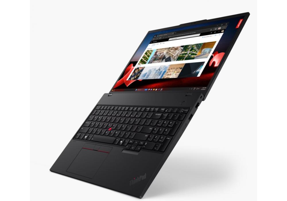 Laptop ThinkPad T16 Gen 4, Intel® Core™ Ultra 7 265H, 32GB DDR5-5600, 2TB SSD M.2 2280 PCIe® 5.0, 16" WUXGA (1920x1200) IPS 400nits Display Eyesafe® Certified 2.0 - 3 Year Warranty Laptop ThinkPad T16 Gen 4, Intel® Core™ Ultra 7 265H, 32GB DDR5-5600, 2TB SSD M.2 2280 PCIe® 5.0, 16" WUXGA (1920x1200) IPS 400nits Display Eyesafe® Certified 2.0 - 3 Year Warranty