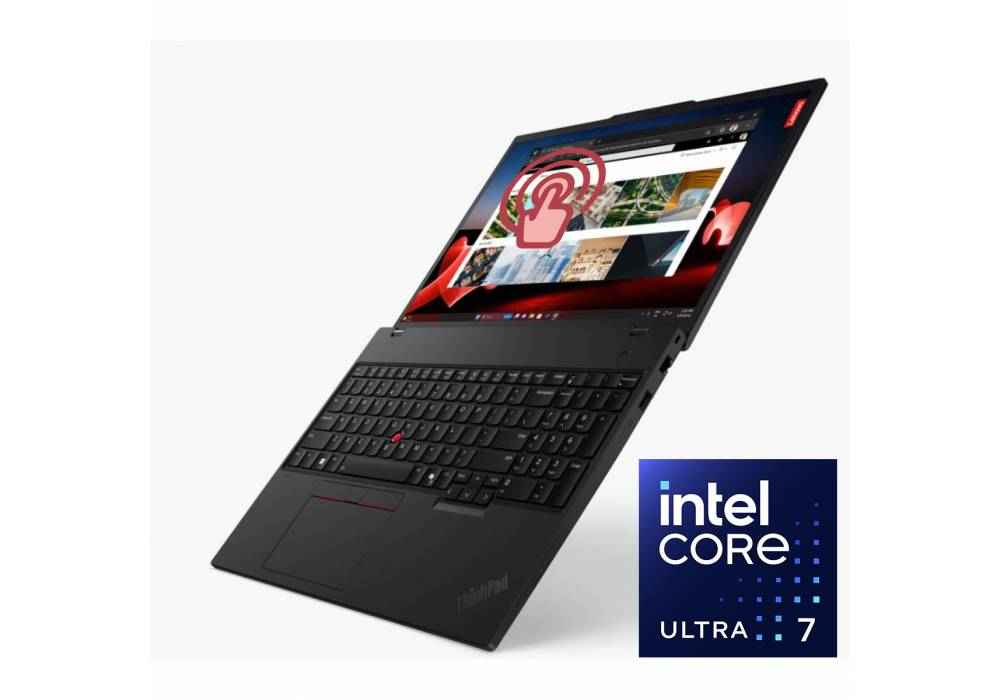 Laptop ThinkPad T16 Gen 3 Intel® Core™ Ultra 7 155U 32GB DDR5 512GB SSD M.2 2280 16" WUXGA (1920x1200) IPS 300nits Touch Display - Windows 11 Pro Laptop ThinkPad T16 Gen 3 Intel® Core™ Ultra 7 155U 32GB DDR5 512GB SSD M.2 2280 16" WUXGA (1920x1200) IPS 300nits Touch Display - Windows 11 Pro