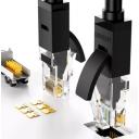 UGREEN 20159, Cat 6 U/UTP Lan Cable RJ45 Ethernet Patchcord, 1M (Black)