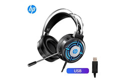 HP H120 USB Gaming Headset with Mic Control & Large Earmuffs