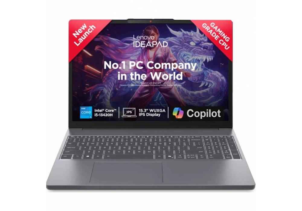 Lenovo NEW IdeaPad Slim 3 (2025) 13th Gen Intel Core i5 13420H 8-Cores High-Performance Processor (Customized) 16GB DDR5 Memory & 15.3" IPS FHD Display - Luna Grey Lenovo NEW IdeaPad Slim 3 (2025) 13th Gen Intel Core i5 13420H 8-Cores High-Performance Processor (Customized) 16GB DDR5 Memory & 15.3" IPS FHD Display - Luna Grey
