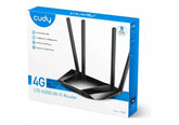 Cudy LT400 4G LTE N300 300 Mbps WiFi Router SIM Card Slot for Any Operator FDD and TDD, DDNS, PPTP/L2TP VPN
