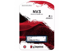 Kingston NV3 4TB M.2 2280 NVMe SSD | PCIe 4.0 Gen 4x4 | Up to 6000 MB/s
