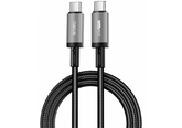 WiWU 1.2m 60W Aluminum alloy Nylon braided USB C to USB C TITAN LINK Series Fast Charging Cable - Black