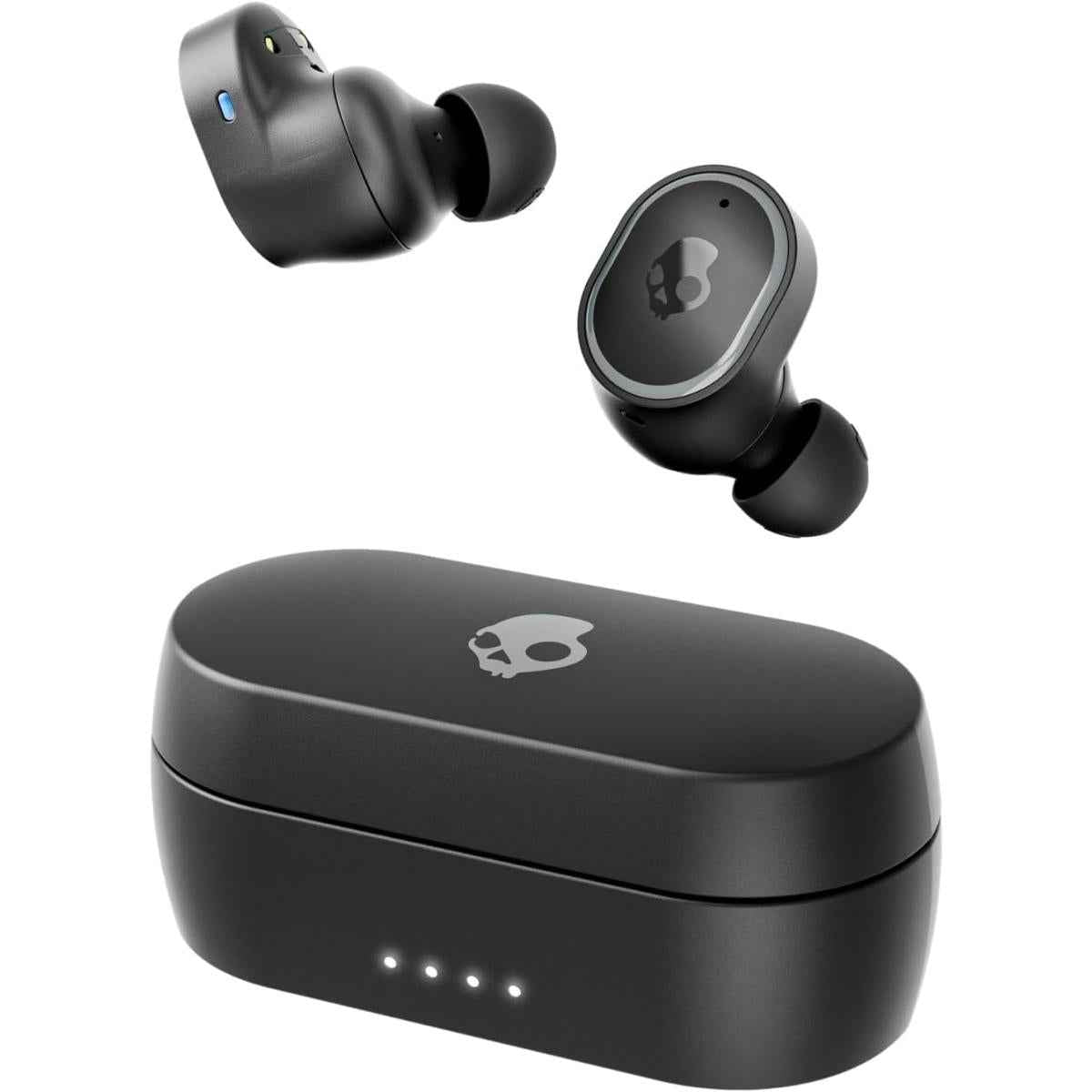 Skullcandy Sesh Anc Wireless Earbuds, Bluetooth Headphones, Noise Cancelling, Up To 46 Hours Battery With Charging Case, Sweat And Water Resistant, Microphone For Iphone Android True Black