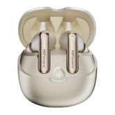 Hifuture Sonic Air Tws Earbuds, Enc For Calls, Bluetooth 5.3, 25 Hours Playtime, Ipx5 Sweatproof, Powerful Bass Gold