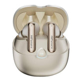 Hifuture Sonic Air Tws Earbuds, Enc For Calls, Bluetooth 5.3, 25 Hours Playtime, Ipx5 Sweatproof, Powerful Bass Gold