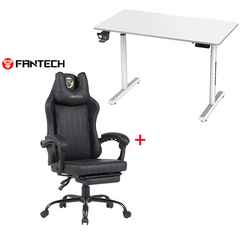 Fantech Bundle Dc 6 Office Chair & Desk Fantech Gc193 Gaming Chair+ Ws311 Adjustable Rising Desk