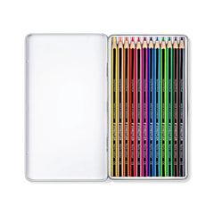 Staedtler Metal Case Pencils Colors pack of 12