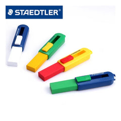 Staedtler Eraser With Sliding Plastic Sleeve Colored