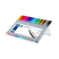 Staedtler Triplus 0.3mm Fineliners 334 Assorted 20 Pack