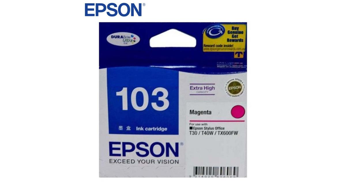 Epson T1033 Magenta Ink Cartridge (Original) - CompuMe