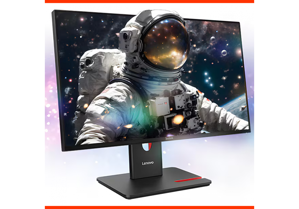 Lenovo ThinkVision Monitor T24-40 23.8" FHD IPS 120Hz 4ms 99% sRGB Color Natural Low Blue Light 178° View Angel Tilt, Swivel, Pivot, Height Adjust Stand - 3 Years Warranty