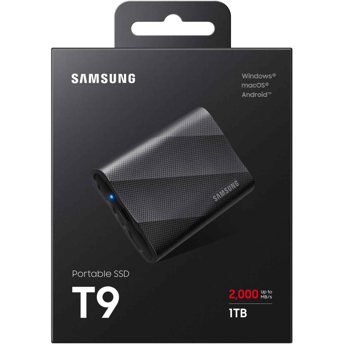 Samsung T9 Portable Ssd 1tb Usb 3.2 Gen 2x2 External Ssd Read Speeds Up To 2,000mb/s For Gaming, Students & Professionals