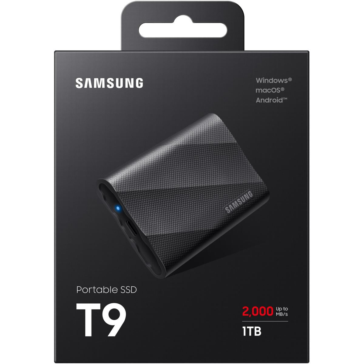 Samsung T9 Portable Ssd 1tb Usb 3.2 Gen 2x2 External Ssd Read Speeds Up To 2,000mb/s For Gaming, Students & Professionals - CompuMe Samsung T9 Portable Ssd 1tb Usb 3.2 Gen 2x2 External Ssd Read Speeds Up To 2,000mb/s For Gaming, Students & Professionals - CompuMe