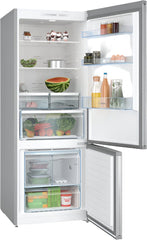 Bosch Bottom Mount Fridge Freezer A++, 70Cm, 505Lit, Series 4, Inox - KGN55VL21U