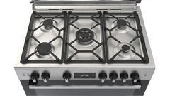 Whirlpool Built in Oven Cooker, Full Safety, Soft Close LCD Catalytic, 90Cm, Stainless Steel - WR90 GGF 33229 XNA
