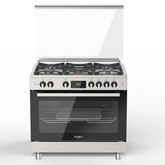 Whirlpool Built in Oven Cooker, Full Safety, Soft Close LCD Catalytic, 90Cm, Stainless Steel - WR90 GGF 33229 XNA