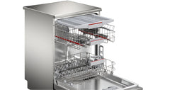 Bosch Free Stand Dishwasher A++, 60Cm, 6Prog, 9.5lit, 3rd Rack, Black - SMS4HMB62T