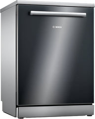Bosch Free Stand Dishwasher A++, 60Cm, 6Prog, 9.5lit, 3rd Rack, Black - SMS4HMB62T