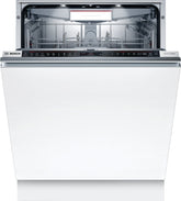 Bosch Fully Integrated Dishwasher A+++, 60Cm, 8Prog, 3rd Rack, Zeolith–Perfect Dry, White - SMD8YC801E