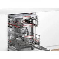 Bosch Fully Integrated Dishwasher A+++, 60Cm, 8Prog, 3rd Rack, Zeolith–Perfect Dry, White - SMD8YC801E