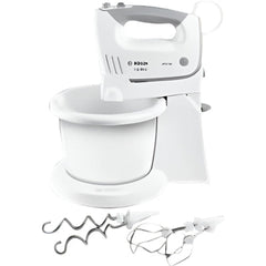 Bosch Hand Mixer Ergo Mix, 1.5Lit, 450Watts, White - MFQ36460