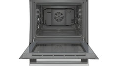 Bosch Built in Electric Oven A, 60Cm, 66Lit, Hydrolytic Clean, Black S.Steel - HBJ517SG0R