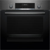 Bosch Built in Electric Oven A, 60Cm, 66Lit, Hydrolytic Clean, Black S.Steel - HBJ517SG0R